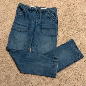 Anthropologie Pilcro Distressed Jeans | Women’s Denim Straight Leg | Size 28